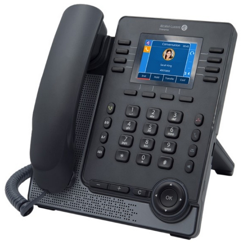 Alcatel-Lucent M5 Premium DeskPhone - Téléphone IP entreprise milieu de gamme avec écran large